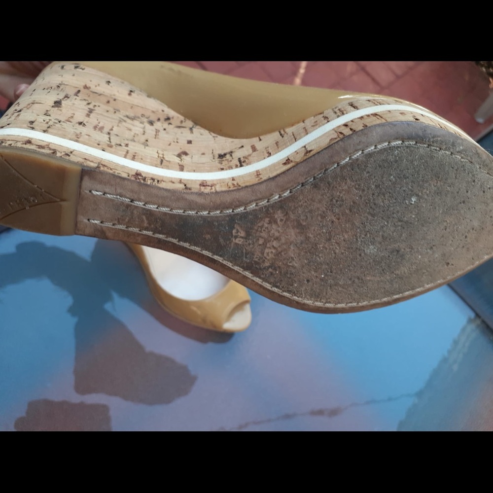 Divine Prada Platform Cork Wedges Size 39 - image 8